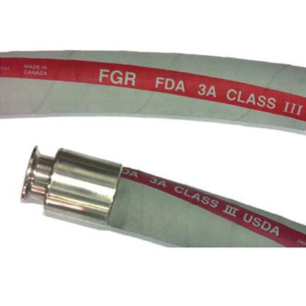 Pure-Fit&#xAE; FGR食品级橡胶管灰色滚红边